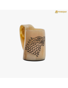 Viking set de 2 tasses à vin Fenrir Wolf design 2