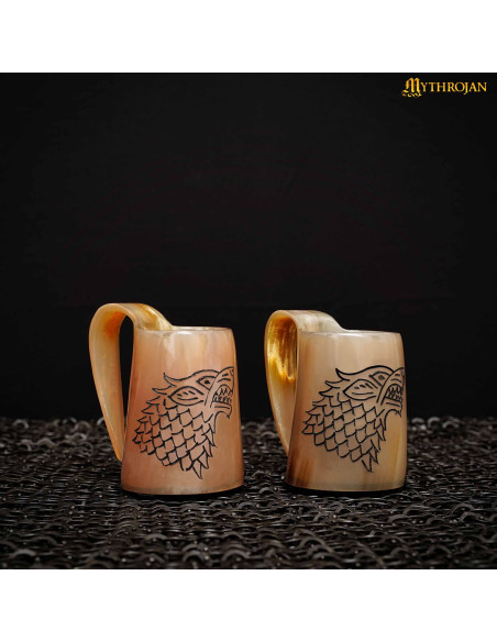 Viking set de 2 tasses à vin Fenrir...