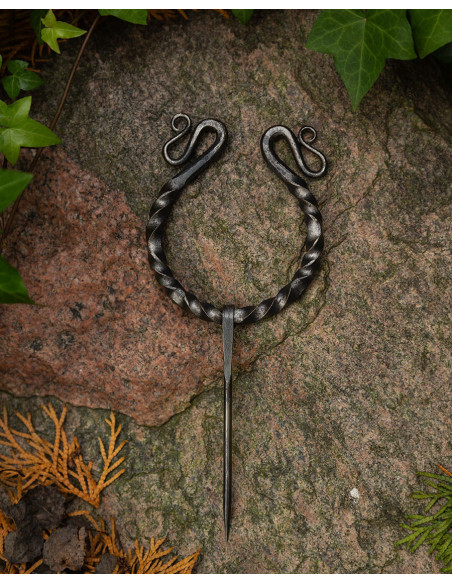 Grande fibule Lyra pour robes et capes