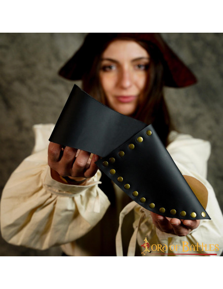 Baldric en cuir pour pistolet pirate...