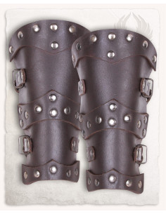 Bracelets médiévaux pour enfants, modèle Tobi - marron