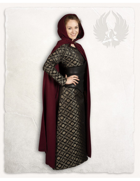 Corsage Médiéval Écarlate - Noir