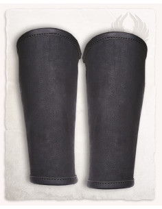 Bracelets en cuir Borg vintage - Noir