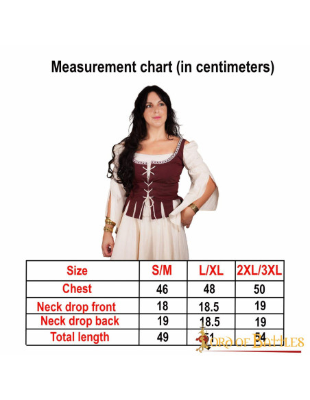 Corsage en coton Adalyn de jeune...