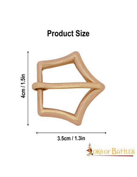 Boucle de couronne pentagone en...