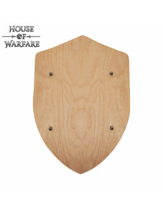 Petit bouclier en bois personnalisable (43,2 x 29,5 cm.)