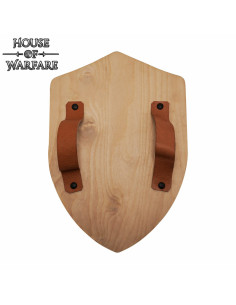 Petit bouclier en bois personnalisable (43,2 x 29,5 cm.) 2