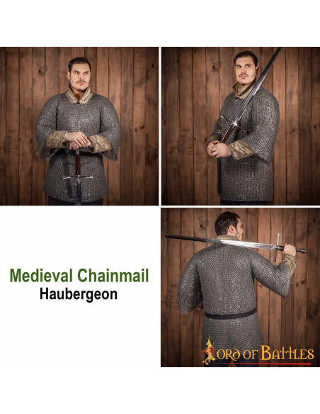 Cotte de mailles manches longues avec...