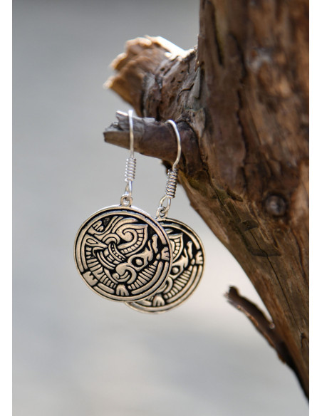 Boucles d'oreilles Viking en laiton...