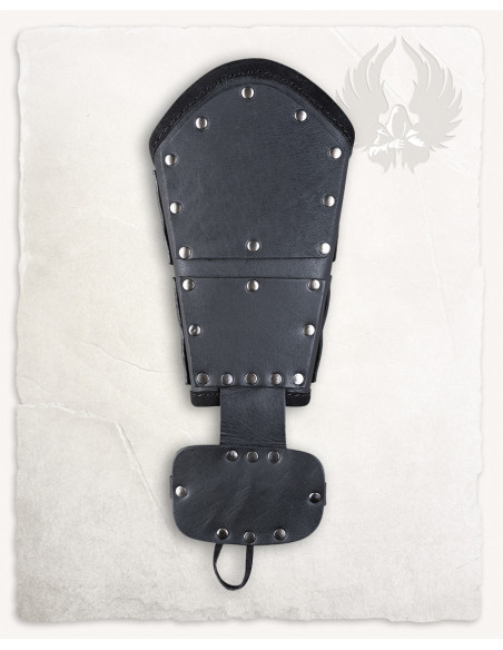 Brassards Romains Quintus en Cuir Noir
