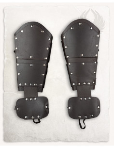 Bracelets Quintus Roman en cuir suédé marron