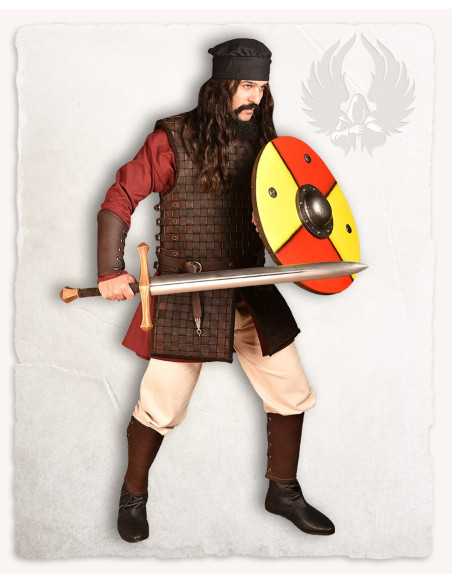 Grèves Borg médiévales en marron