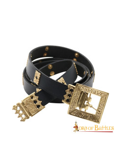Ceinture médiévale en cuir Eric de Poméranie 2