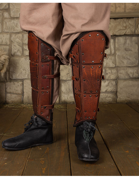 Grèves Quintus à 3 lanières - marron