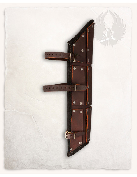 Grèves Quintus à 3 lanières - marron