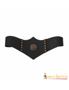 Ceinture en cuir Royal Huntress, cuir noir