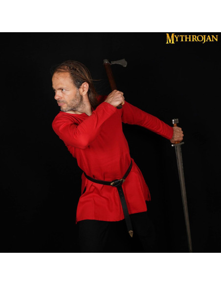 Tunique médiévale rouge pour enfant...