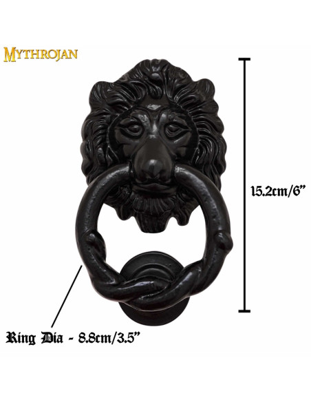 Heurtoir de porte Léon en fer forgé...