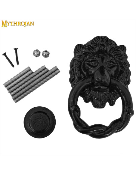 Heurtoir de porte Léon en fer forgé...