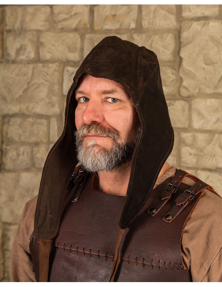 Crespina Medieval Hagen en daim marron