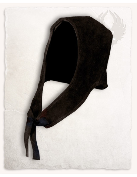 Crespina Medieval Hagen en daim noir