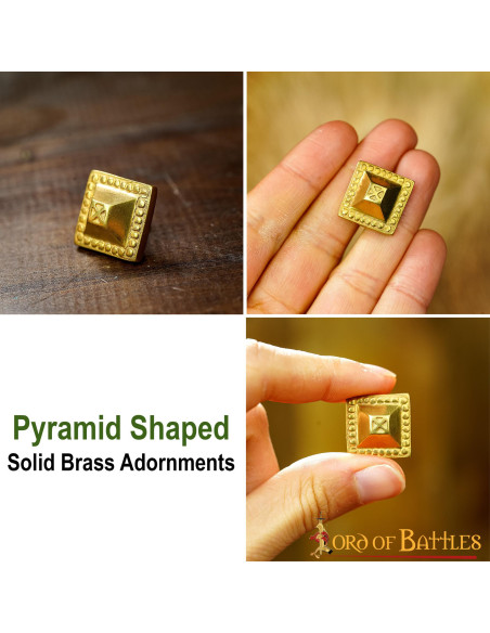 Lot de 5 punaises décoratives en...