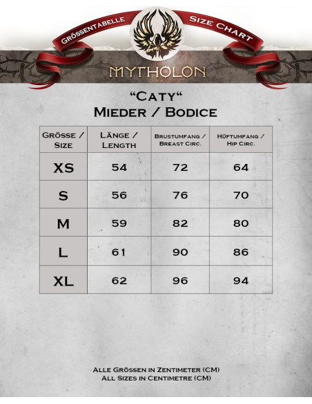 Corsage médiéval en cuir modèle Caty,...