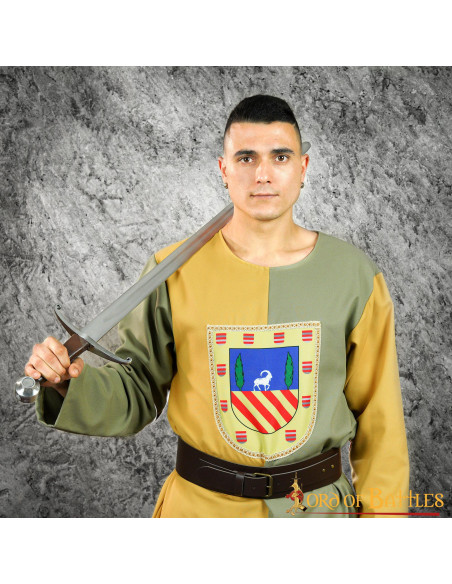 Tabard médiéval bicolore...