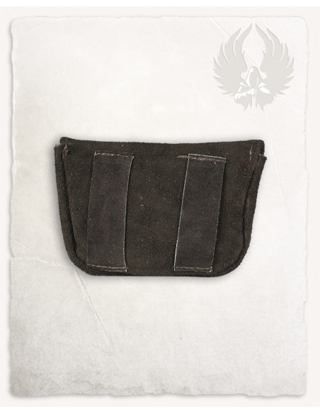Petit sac médiéval modèle Rickar, marron