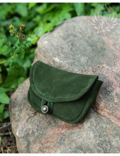 Petit sac médiéval modèle Rickar, vert