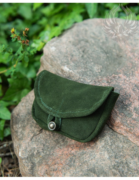Petit sac médiéval modèle Rickar, vert