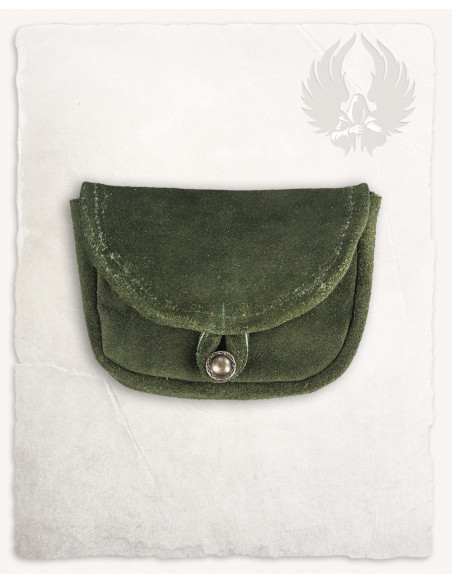 Petit sac médiéval modèle Rickar, vert