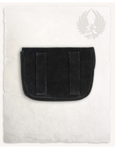 Petit sac médiéval modèle Rickar, noir 2