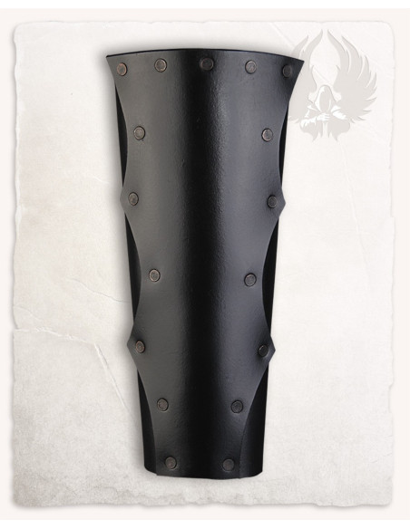 Grèves en cuir noir modèles Rasmus