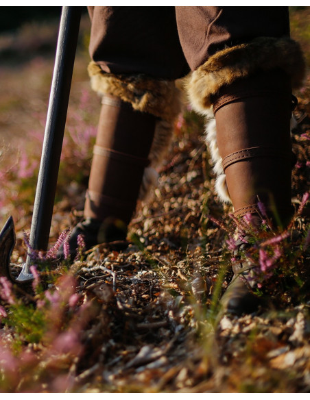 Grèves en cuir marron Modèles Simons