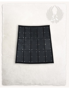 Caisses claires latérales en cuir noir, modèle Quintus 2