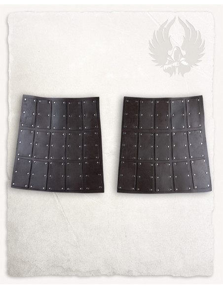 Escarpins latéraux en daim marron,...