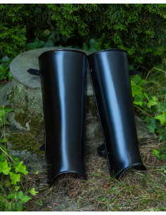 Grèves médiévales Gustav en acier noirci