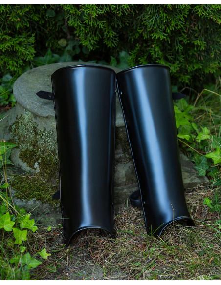 Grèves médiévales Gustav en acier noirci