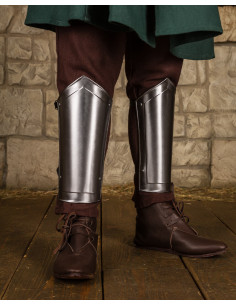 Grèves médiévales Mina en acier poli