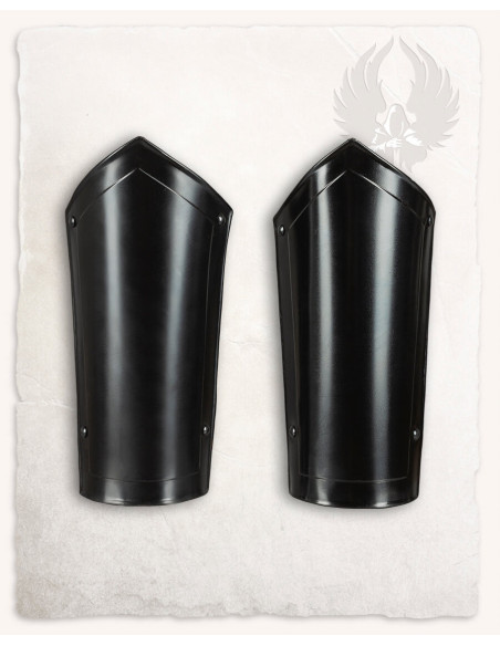 Grèves médiévales Mina en acier noirci