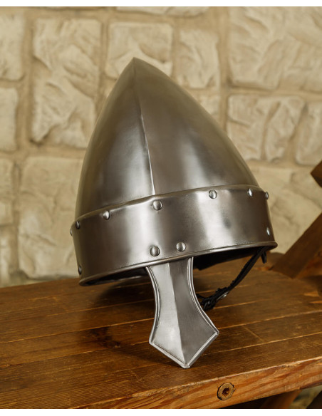 Casque normand à nez modèle Baldric,... Casque normand à nez modèle Baldric,...