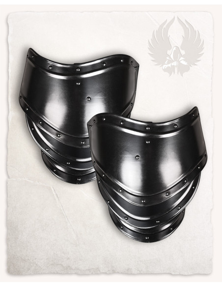 Épaulières médiévales modèle Georg,...