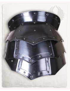 Épaulettes médiévales modèle Vladimir, finition noircie 2