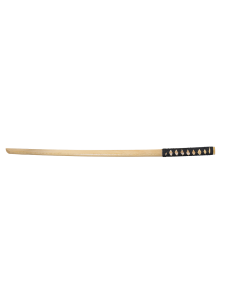 Katana en bois avec manche à cordes (100 cm.)