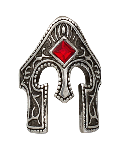 Anneau en acier vieilli pour casque...