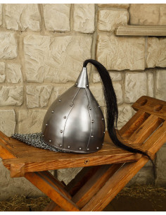 Casque Kegel modèle Arlan, avec cotte de mailles