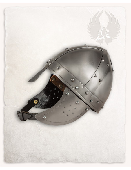 Casque médiéval type Spangenhelm...