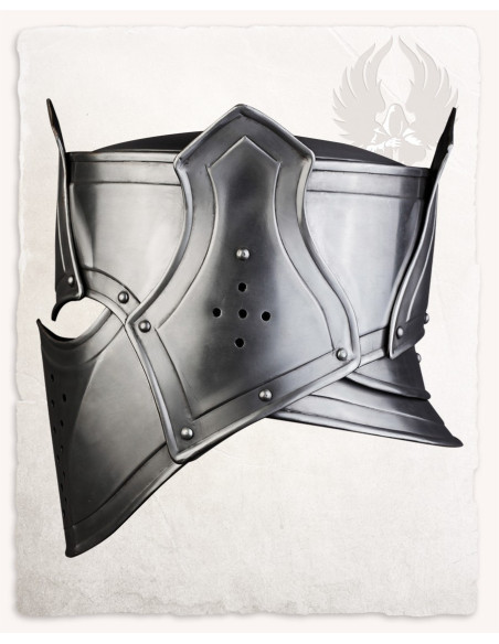 Casque de Roi Médiéval avec Couronne...