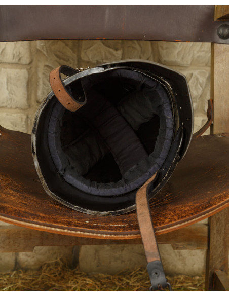 Vasque en acier poli avec visière...